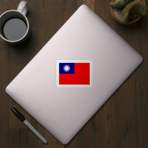 Taiwan R.O.C. (Republic of China) flag by bluealan